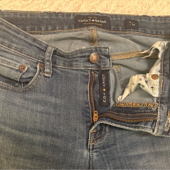 Lucky Brand Women's Sweet Boot Blue Jeans - Picture 3 of 5